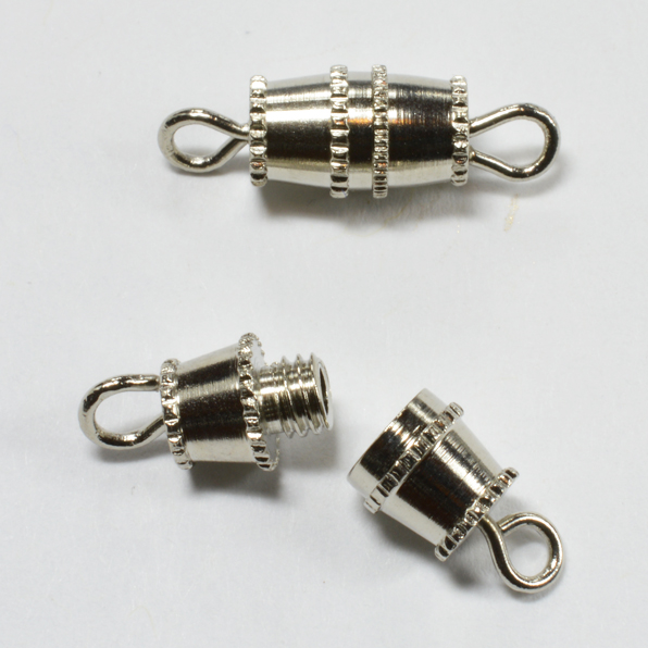 Barrel Clasps and Torpedo Clasps - My World of Beads
