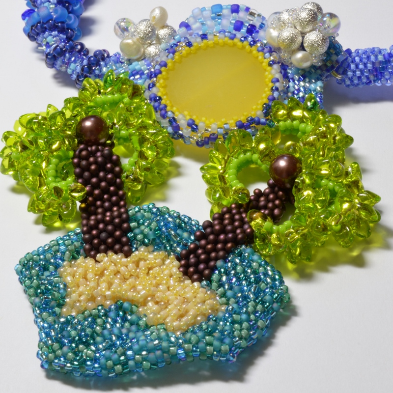 Long Magatama Drops | Handcrafted beaded jewelry, Beads, Beadwork bracelet