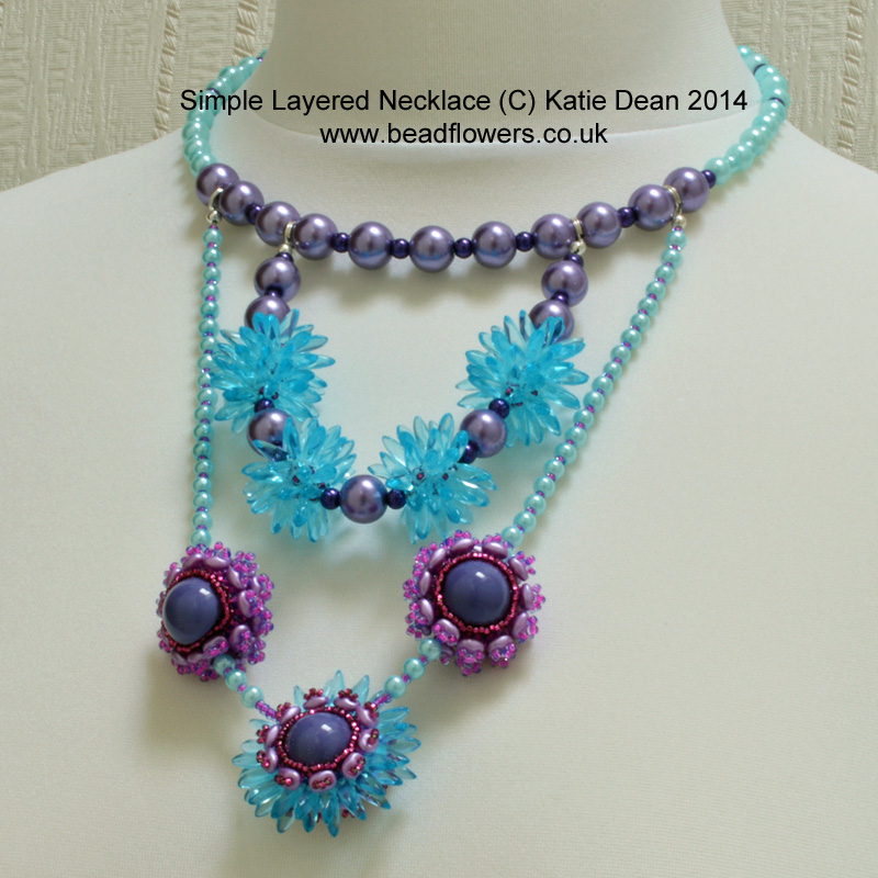 Making jewellery -a free necklace pattern you can try, by Katie Dean
