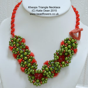 Kheops Triangle Necklace Pattern, Katie Dean