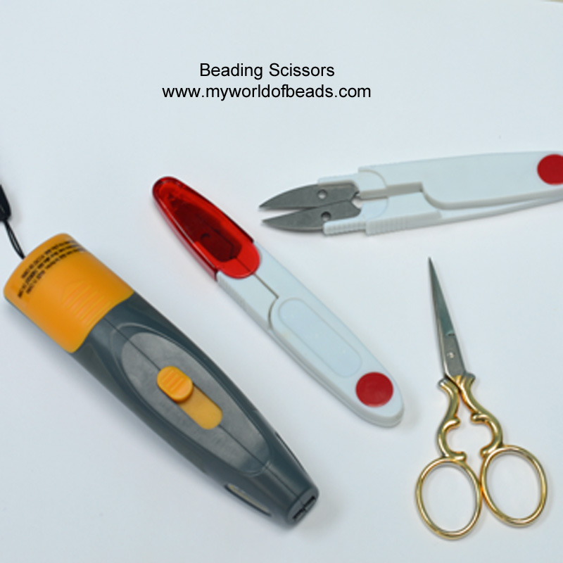 Beading Scissors, how to cut beading thread, My World of Beads