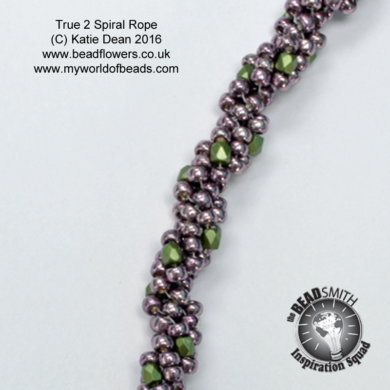 Beaded Spiral Rope variations