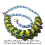Beaded Spiral Rope variations