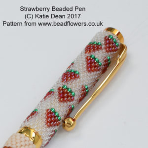 Summer Beading Projects: strawberry pen