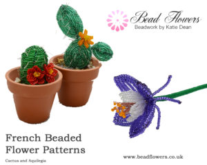 Working with wire: French beaded flowers