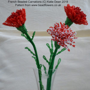 French Beaded Carnation