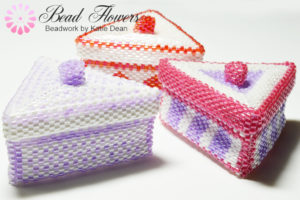 Beaded Boxes for Keys pattern, Katie Dean, Beadflowers