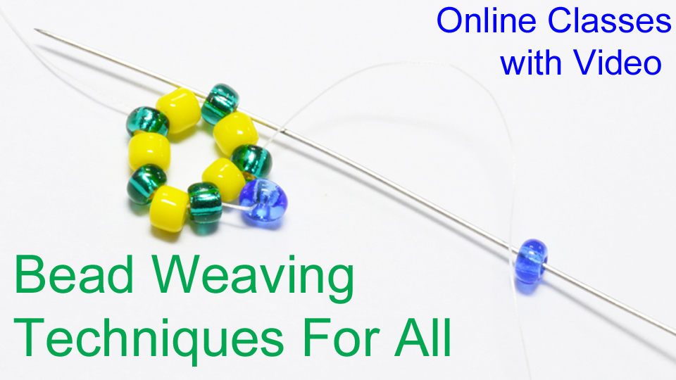 Online class for learning bead weaving techniques