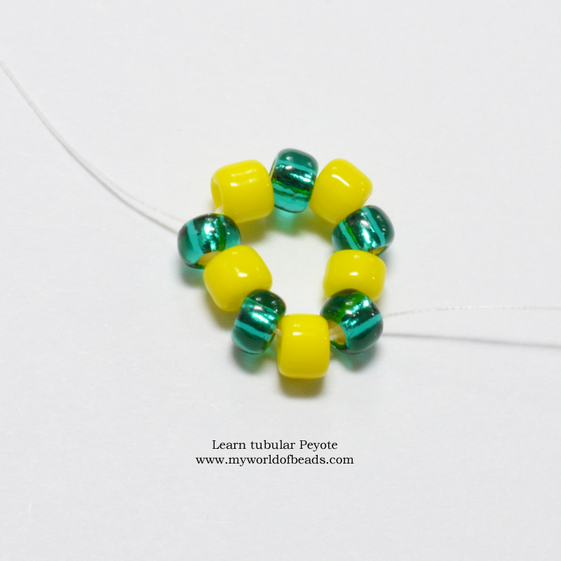 Learn Tubular Peyote Stitch, Katie Dean, My World of Beads