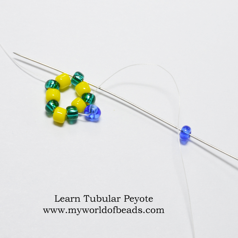 Learn Tubular Peyote Stitch, Katie Dean, My World of Beads