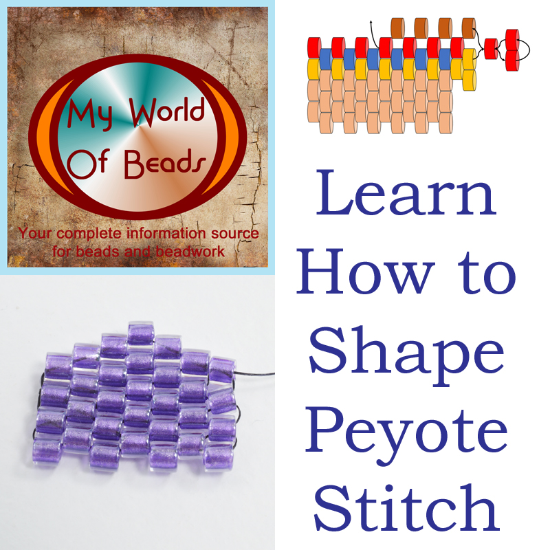 Learn a Stitch - Flat even-count Peyote Stitch Bracelet Kit