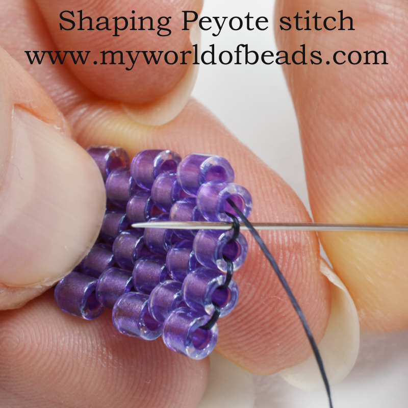 Shaping Peyote Stitch: your complete how to guide, Katie Dean, My World of Beads