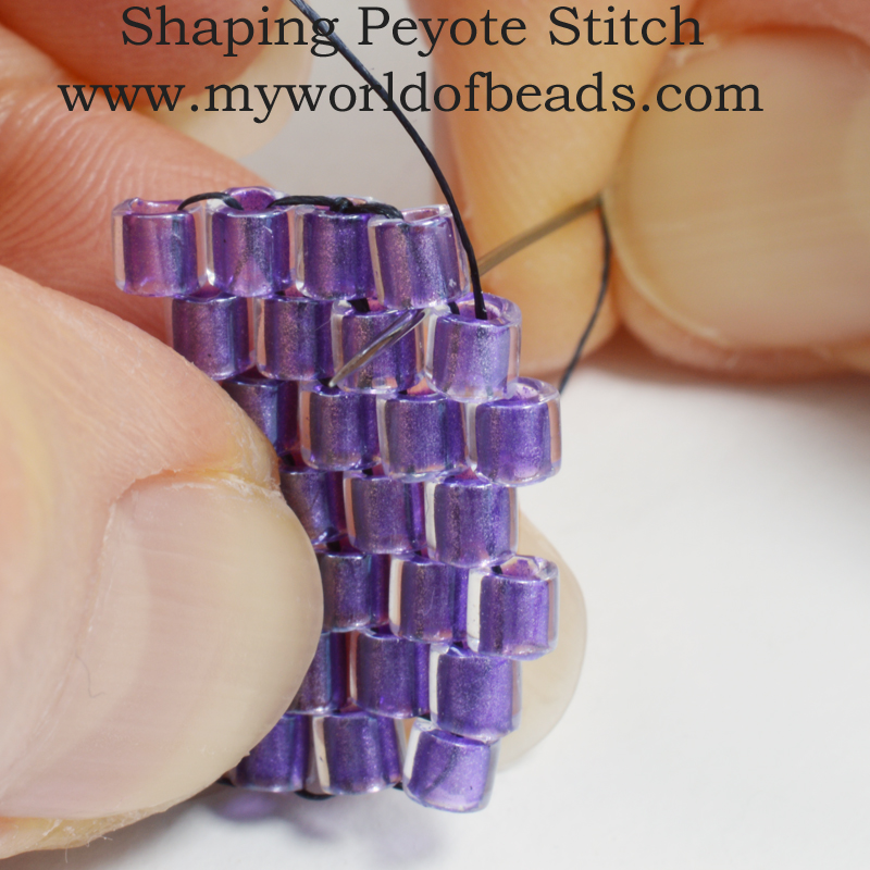 Shaping Peyote Stitch: your complete how to guide, Katie Dean, My World of Beads