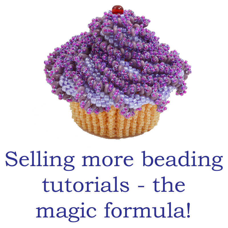Selling more beading tutorials, Katie Dean, My World of Beads