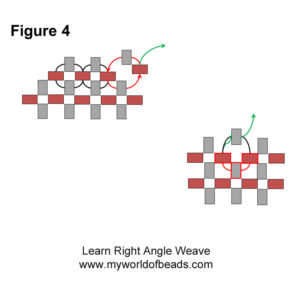 How to do tubular Right Angle Weave, Katie Dean, My World of Beads, good beading tension for RAW