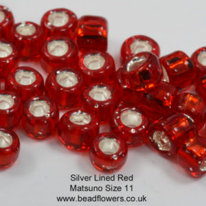 Size 11 seed beads, ideal for all French beading patterns