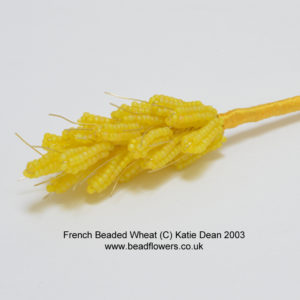 French beading techniques defined: wheat uses four row crossover