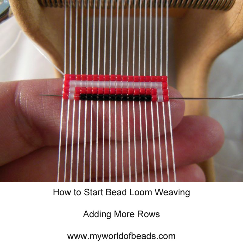 How to start a bead loom weaving project, Caroline French, My World of Beads, Katie Dean
