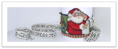 Whimsical Christmas bracelet by Erin Simonetti