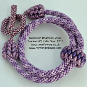 Kumihio projects inspiration: wraparound bracelet, Katie Dean, My World of Beads