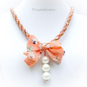 Prumihimo necklace featured on My World of Beads