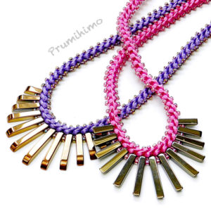 Kumihimo necklace by Pru Mcrae
