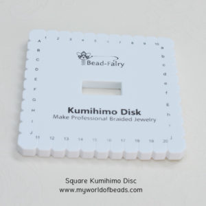 Square Kumihimo Disk, Katie Dean, My World of Beads