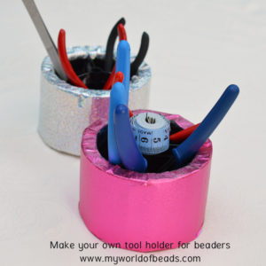 Beading tool holders, Katie Dean, My World of Beads