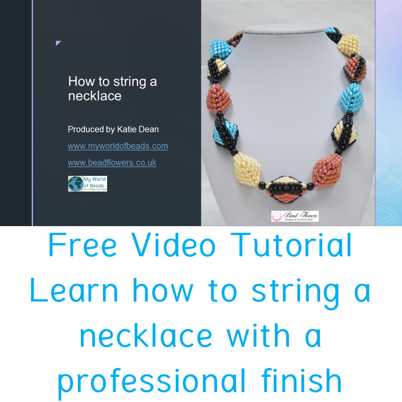 Learn to string beads - the right way! 