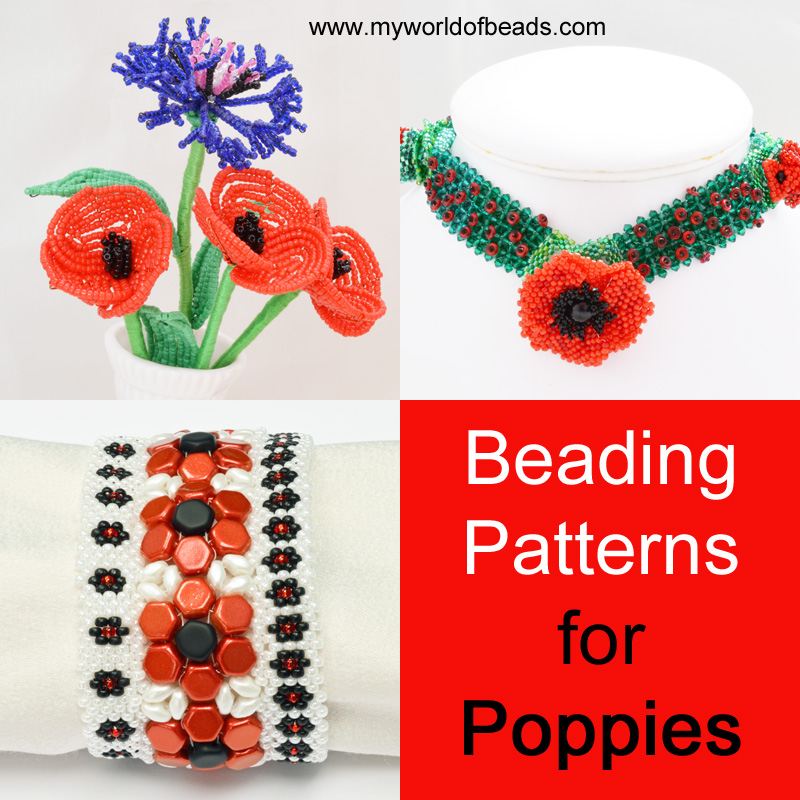23 beading patterns for beginners - Gathered