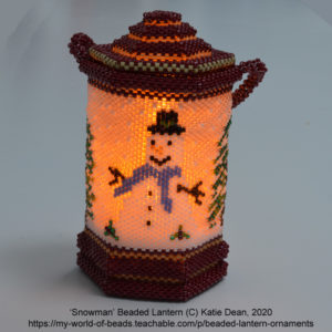 Beaded lanterns, Katie Dean