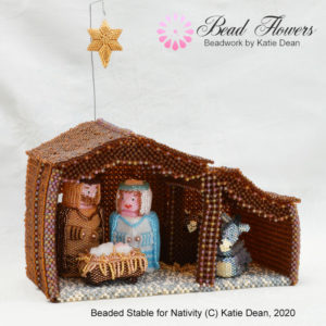 Best beaded Christmas Decorations - Nativity set, Katie Dean