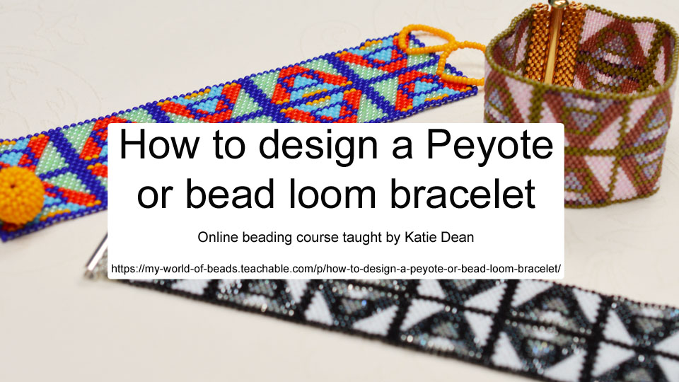 How to design a peyote or bead loom bracelet