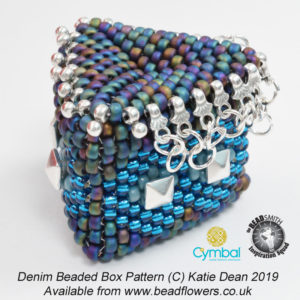 Katie Dean's 'Denim beaded box'
